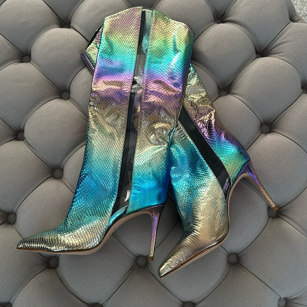 Schutz Metalic Boots